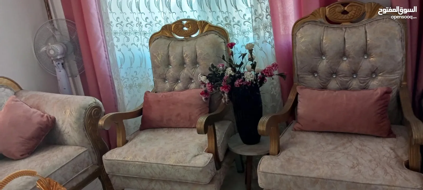 كنب مع برادي 3 شبابيك بسعر نار