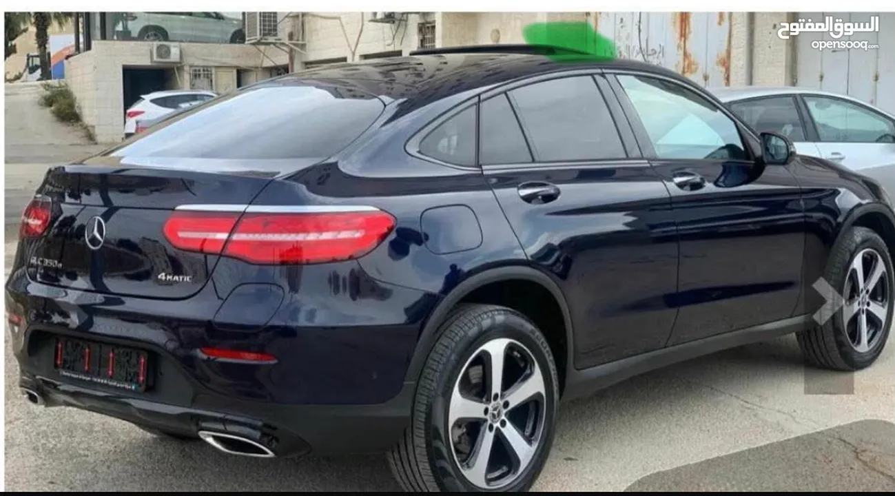 مرسيدس GLC 350e هايبرد 2018 كوبيه 4MATIC – نظيفة جداً و في مجال بالسعر