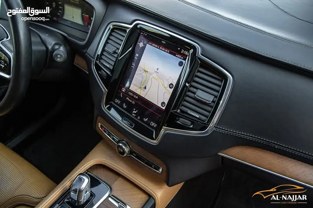 Volvo XC90 T8 R-Design 2016 Plug in hybrid   السيارة مميزة جدا و لا تحتاج الى صيانة