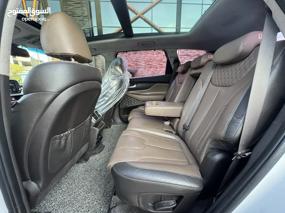 فرصة نادرة – Hyundai Santa Fe بانوراما  (6+1 مقاعد أصلية) ممشى قليل و بحالة الوكالة