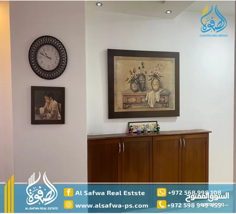 شقه سوبر ديلوكس مفروشه للايجار بطن الهوا قرب مدرسه الوكاله