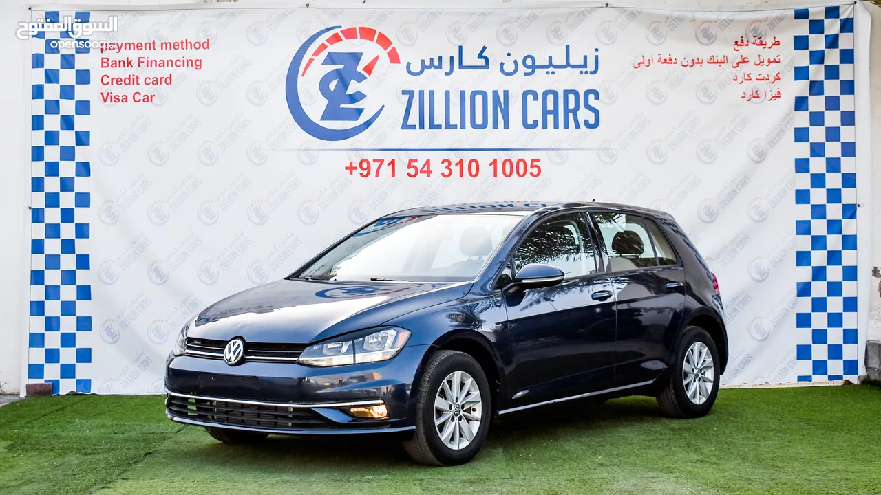 Volkswagen - Golf - 2018 - Perfect Condition - 715 AED/MONTHLY - 1 YEAR WARRANTY + Unlimited KM*