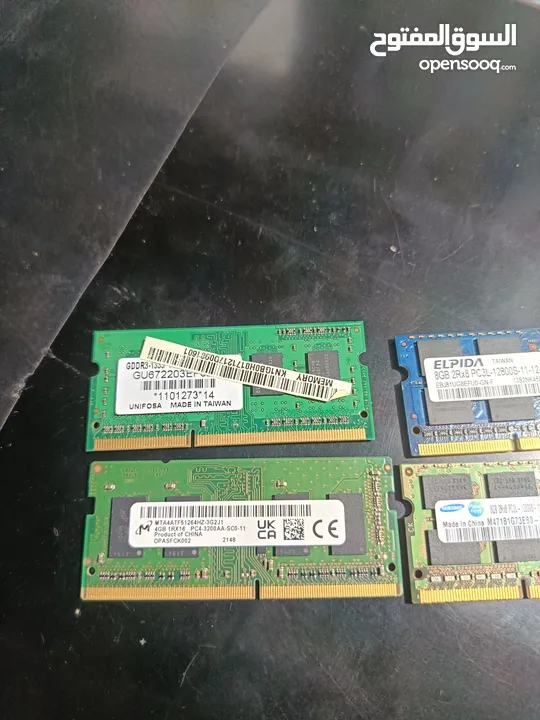 رامات لابتوب  DDR3 و DDR4