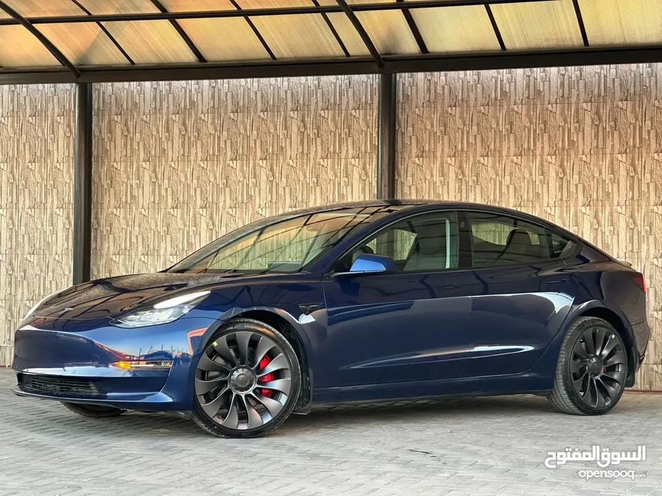 Tesla Model 3 2022 تيسلا بيرفورمانس دول موتور فحص كامل بسعر مغررري جدا