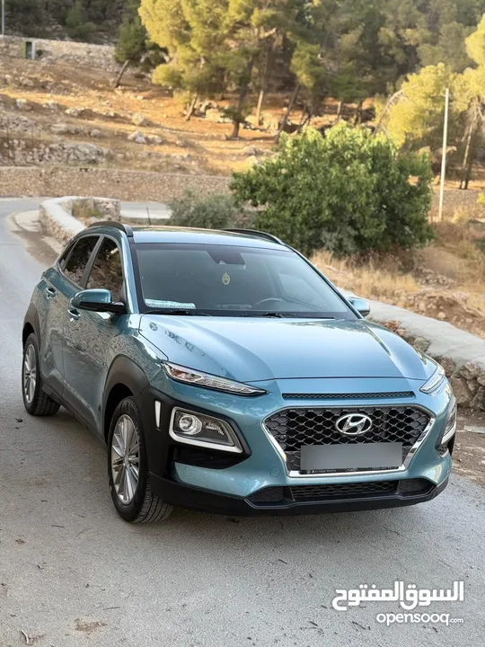 هيونداي كونا 2020  حالة الشركة  عداد 55  ألف فقط لون مميز