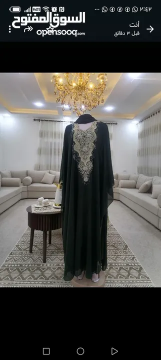 عبايه فراشه ستاتي مع شال  فري سايز  لوزن 120 السعر 25دينار    Z\Maram22