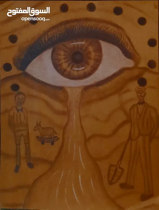 لوحات سريالية اصلية رسم يدوي