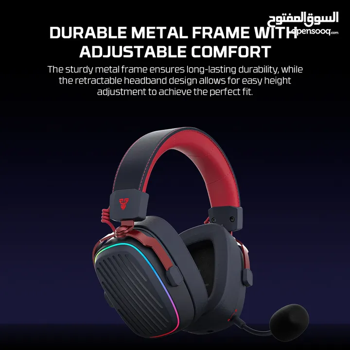 افضل سماعات وارليس للكل الاجهزة(بلايستيشن) FANTECH WHG02P HARMONY PRO WIRELESS GAMING HEADSET