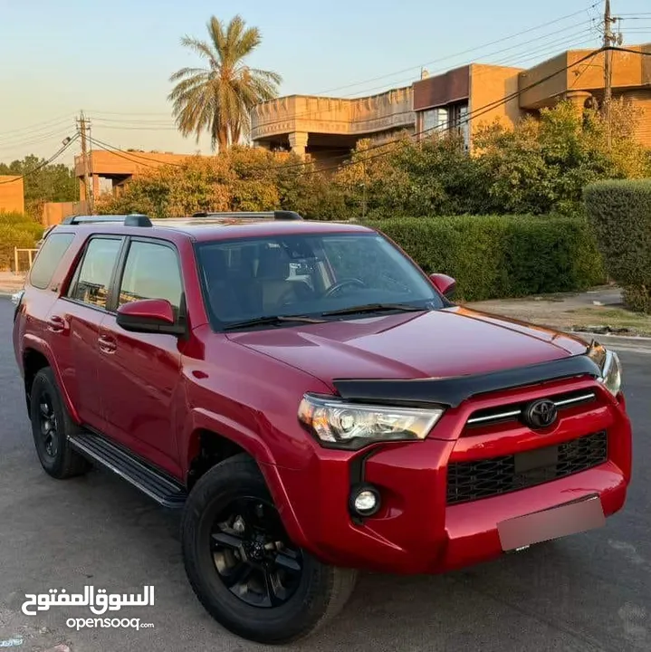 4runner sr5 red 2021 كلين