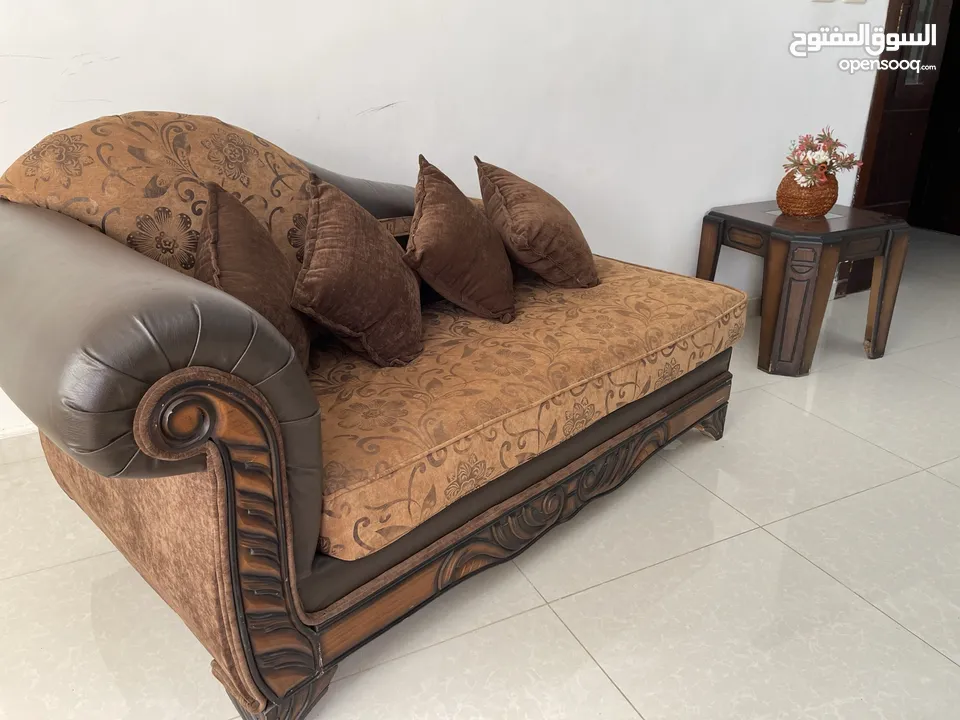 طقم كنب 9 مقاعد خشب زان ثقيييييل