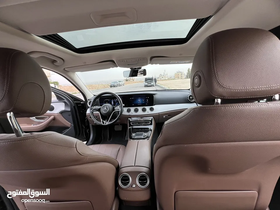 مرسيدس E200 افنجارد موديل 2021 لون اسود وارد وصيانه الوكاله فحص كامل فل كامل مع فتحه