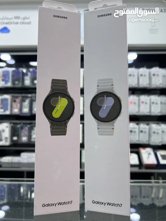 Samsung Watch 7 (44mm) ساعة سامسونج  جديدة الاصلية واتش 7 قياس 44مم متوفرة بالون الابيض silver