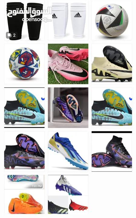 football shoes original nike w adidas w puma اسبدرينات فوتبول