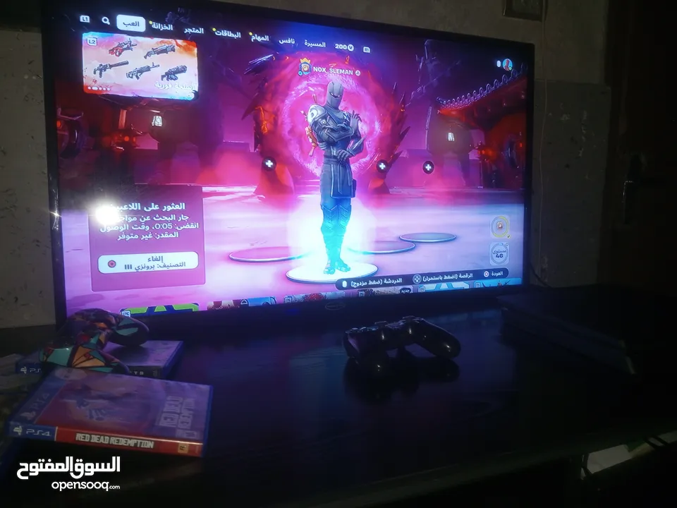 للبيع أو البدل: PS4 Slim بحالة ممتاز أقر الوصف