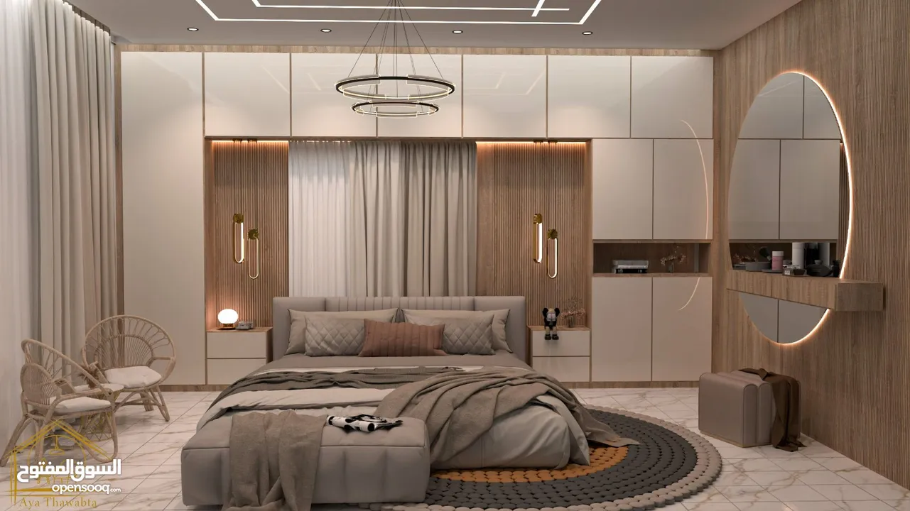 خدمات التصميم الداخلي _الديكور_ 3d