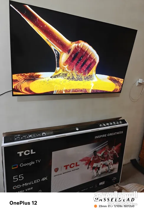 شاشة tcl c755 حجم 55