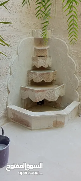 نوافير وشلالات جميع انواع الحجر البناء والديكوارات الستفسار الاتصال على الرقم وعلى واتس اب 077272750