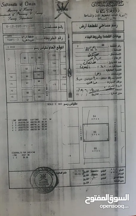 أرض سكنية في إبراء الثابتي2