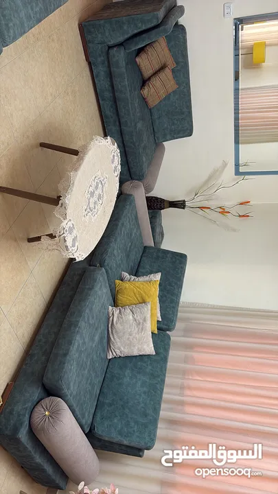 طقم معيشة خشب زان اصلي للبيع