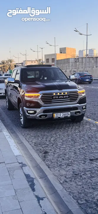 RAM 1500 LIMITED LONG HORN رام 1500 لمتد لونك هورن . الموديل : 2023 . (خليجي) ضمان شركة هارلم