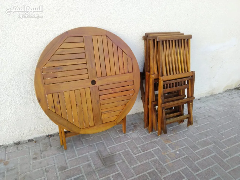 Dining table  wooden 4 chairs