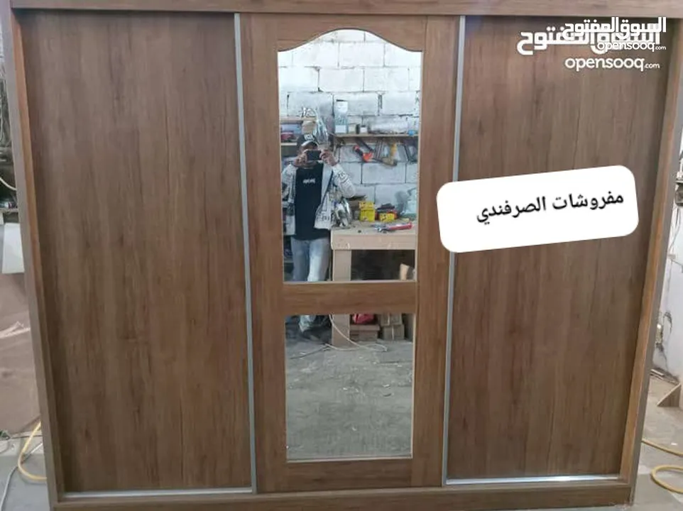 خزائن ملابس خشب لامنيت 18م جميع الوان حسب الطلب كفاله على جميع اعمالنا