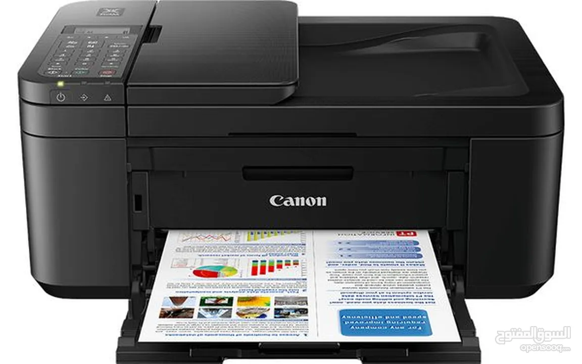 طابعة canon بحالة ممتازة وحبر معبى فل ويرلس مع سكاتر وفاكس فقط 150 شيقل ..