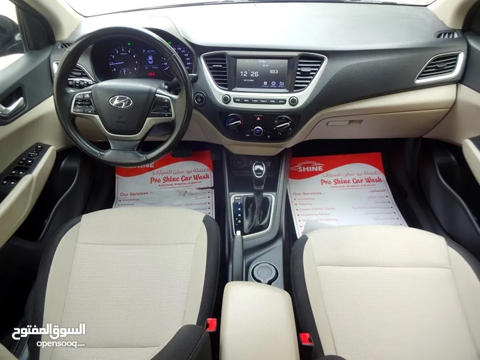 HYUNDAI ACCENT 2019 MODEL FULL OPTION ZERO ACCIDENT