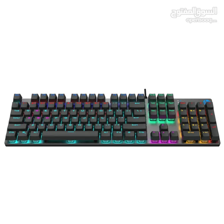 GK400F keyboard hp Mechanical Gaming كيبورد جيمنج من اتش بي مواصفات ممتازة مضيئ  