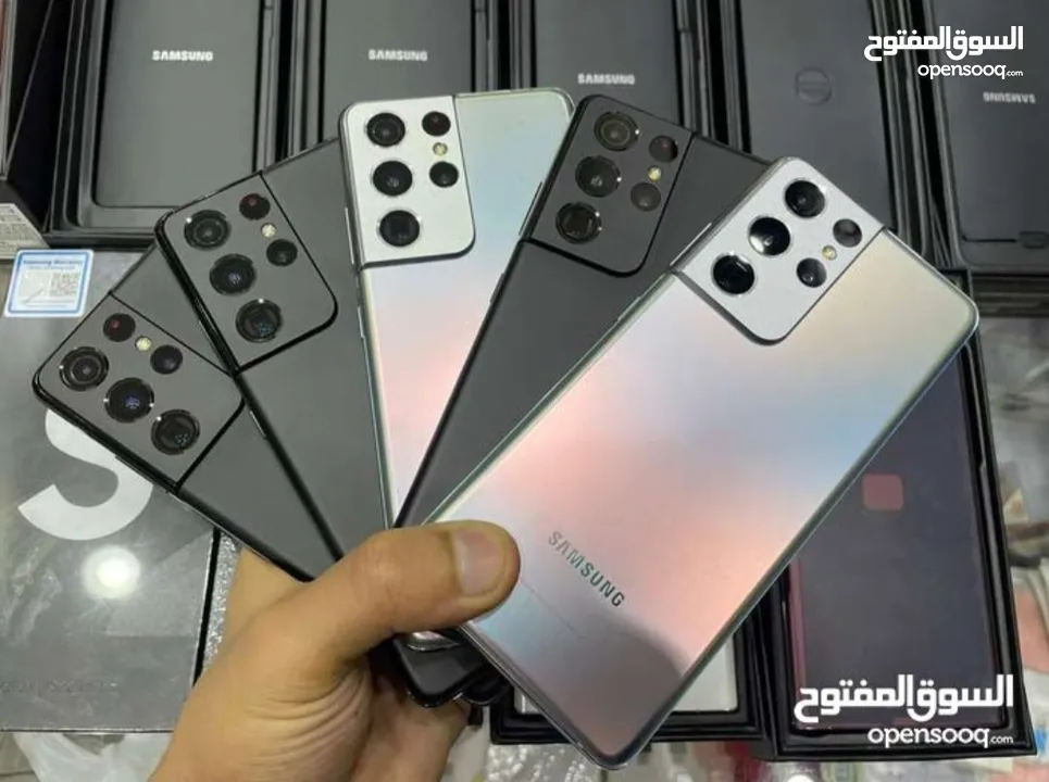 اخو الجديد Samsung S21Altra 5G رام 12 جيجا 128 و 256  امريكي و عربي  أغراضة الأصلية متوفر توصيل