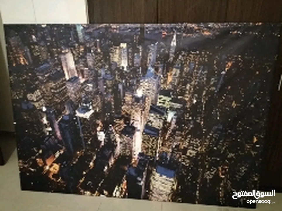 كانفاس صورة كبيرة لمدينة نيويورك  سيتم التعاون في التوصيل