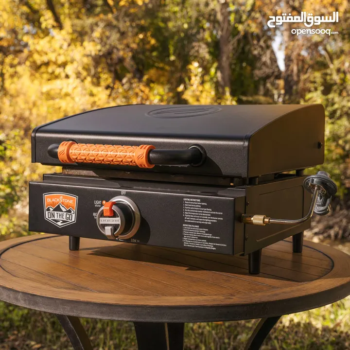 BLACKSTONE Go 17” Griddle with Hood * بلاكستون جو 17 بوصة: الشواء في أي مكان!*