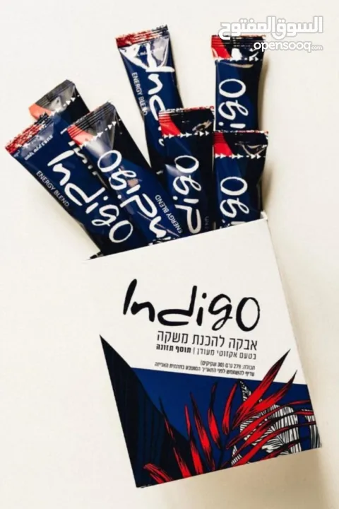 مشروب Indigo طبيعي غني بالمكونات النباتية  Indigo مشروب نباتي لتعزيز النشاط  مشروب صحي بنكهة طبيعية