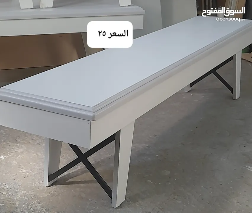 طاولات وسط خشب 18م الون حسب الطلب مكون من ثلاث قطع تفصيل حسب الطلب والمقاس