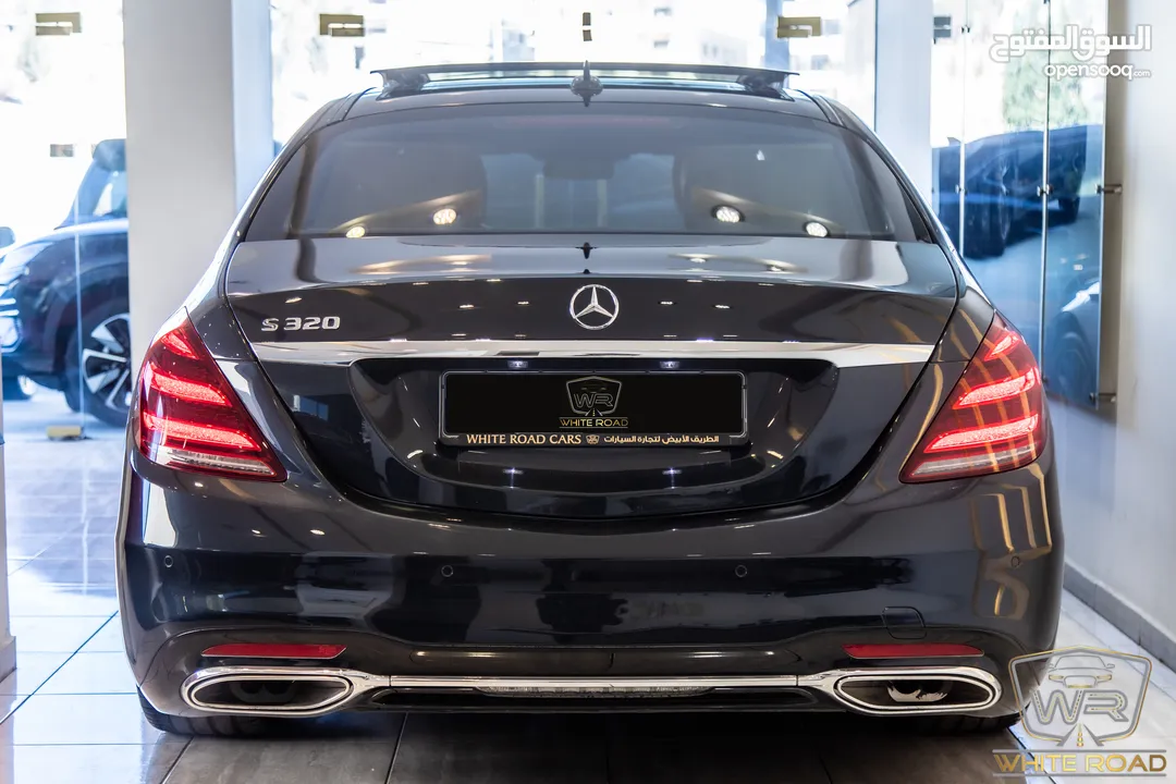 Mercedes S320 2018 Amg kit   السيارة وارد الشركة و قطعت مسافة 40,000 كيلو متر فقط