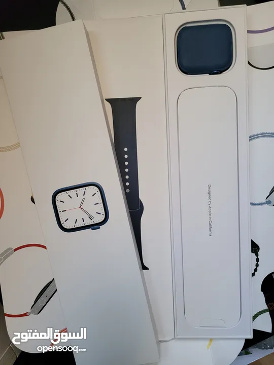 Apple Watch 7 45mm Green + Blue GPS