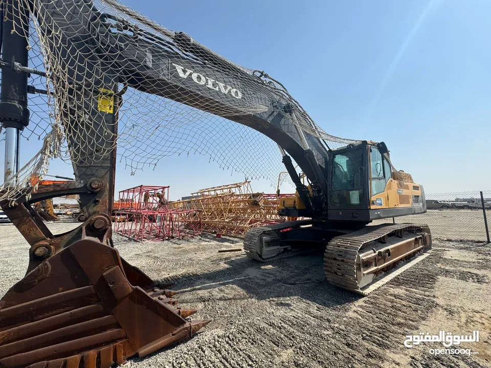 VOLVO EC 480DL EXCAVATOR  DUBAI  SAUDI ARABIA  حفارة فولفو EC 480DL  دبي  المملكة العربية السعو