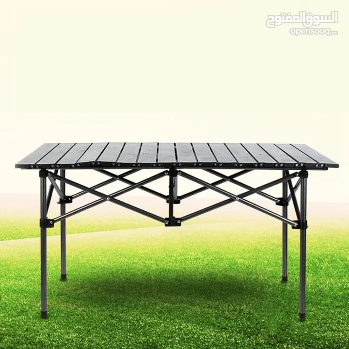 (طاولة الرحلات الألمونيوم قابلة للطي)