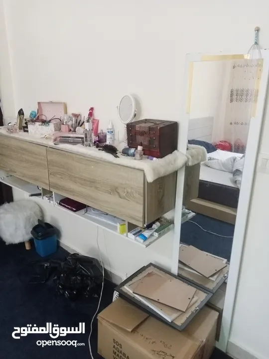 تخت مجوز كبير سويد خشب سويد تفصيل مع فرشه وسجاده 4*4 كحلي +برادي + تواليت معلق مراي بسعررر حرق