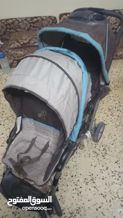 عربايه اطفال توئم للبيع بسعر ممتاز  ماركه graco