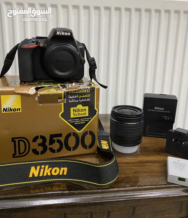 Nikon D3500  شبه الوكاله للبيع