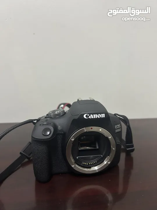 كاميرا كانون 2000D للبيع