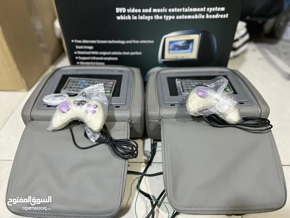 شاشات ركاية رأس DVD