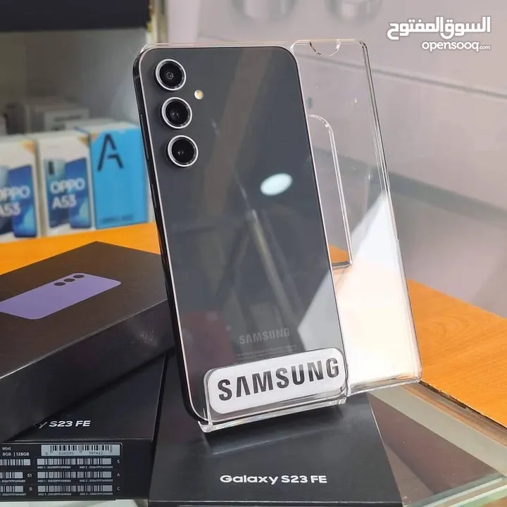مستعمل اخو الجديد Samsung S23 FE 5G رام 16 جيجا 128 و 256 عربي شرق اوسط أغراضة والكرتونه متوفر توصيل