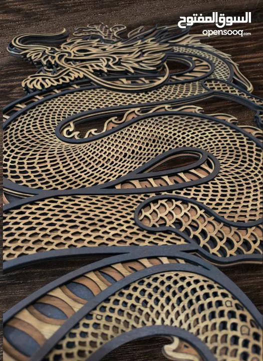 لوحات 3D  خشب