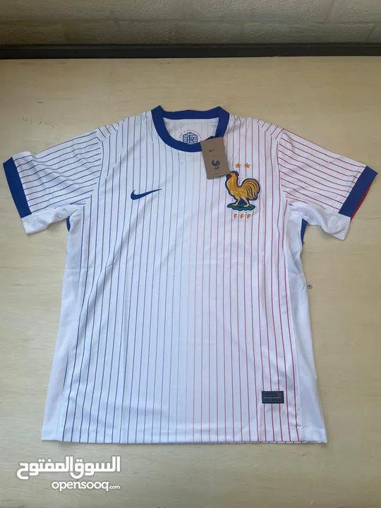 تيشيرت فرنسا ابيض 2024 France Nike football jersey