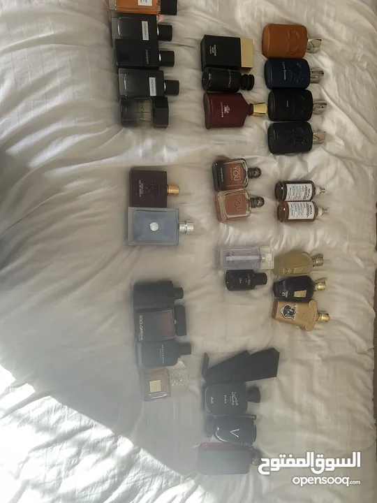 Over 40 original perfumes, all long lasting and original, good smelling and great longevity