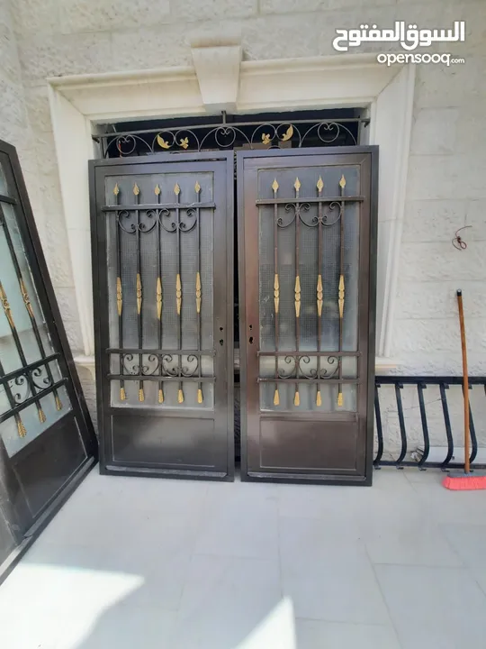 ابواب حديد حربات مربع 16 ملان عدد 3 بحال الوكاله