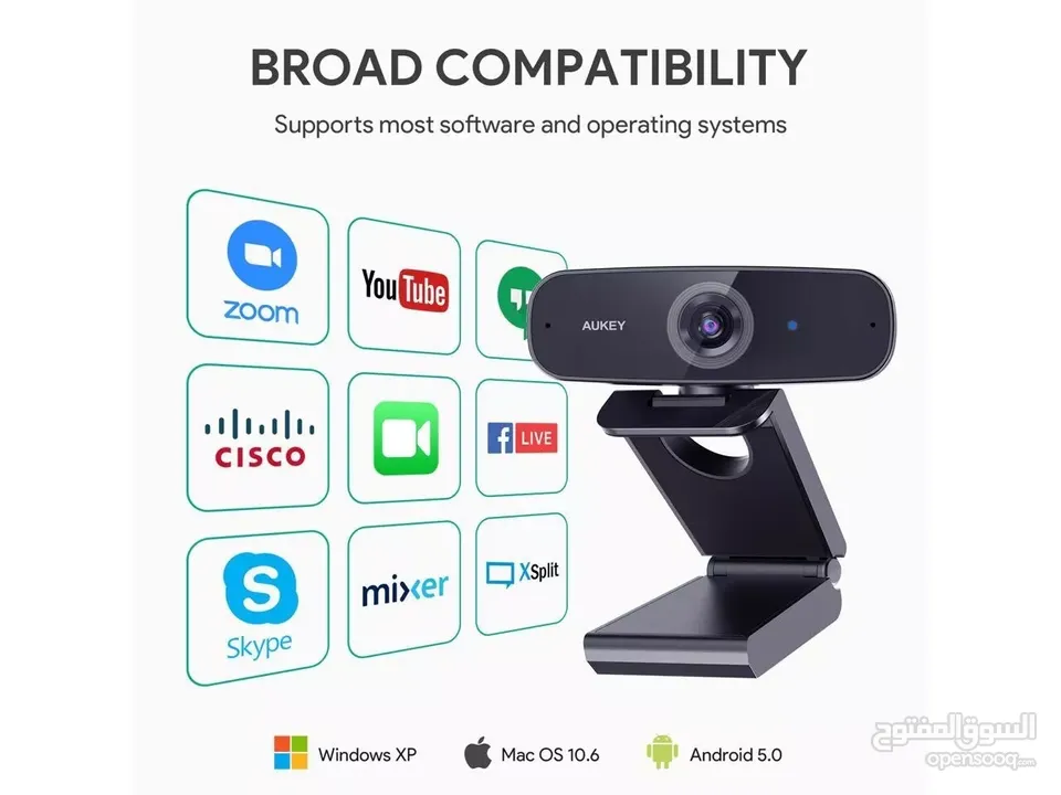كاميرا ويب كام webcam 1080p جديده