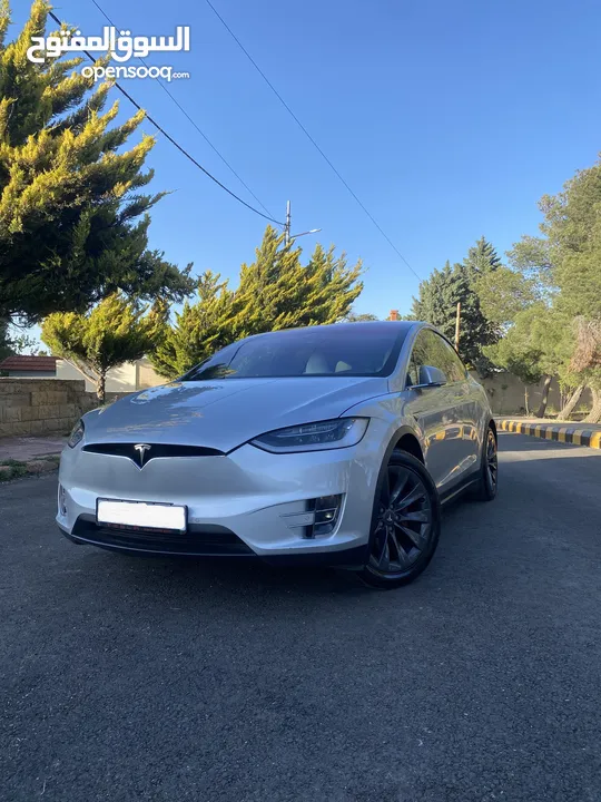 TESLA MODEL X 100 D 2017 SILVER